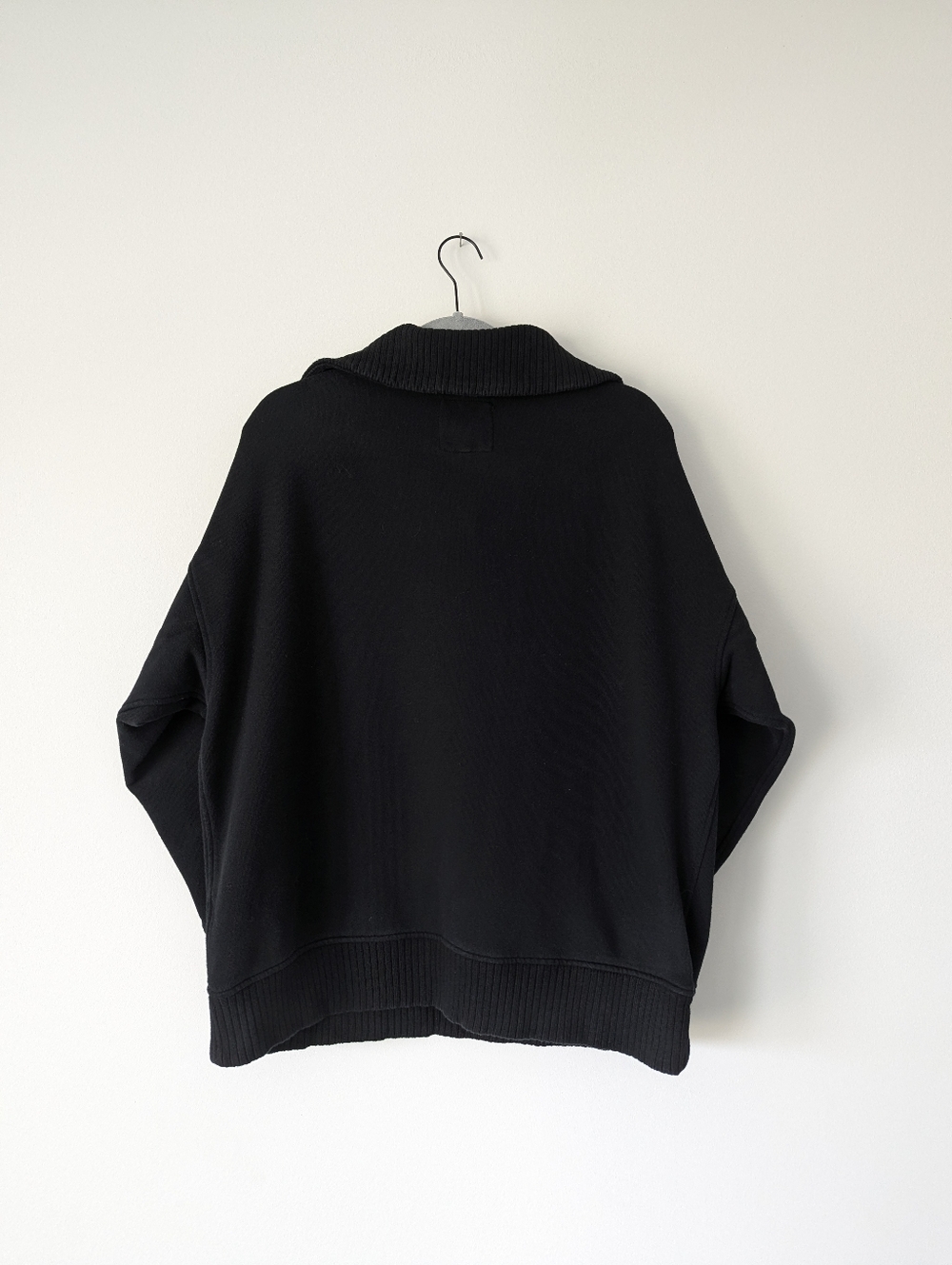 Aerie Down-to-Earth Quarter Zip Pullover Sweatshirt Oversized Slouchy - Picture 3 of 9